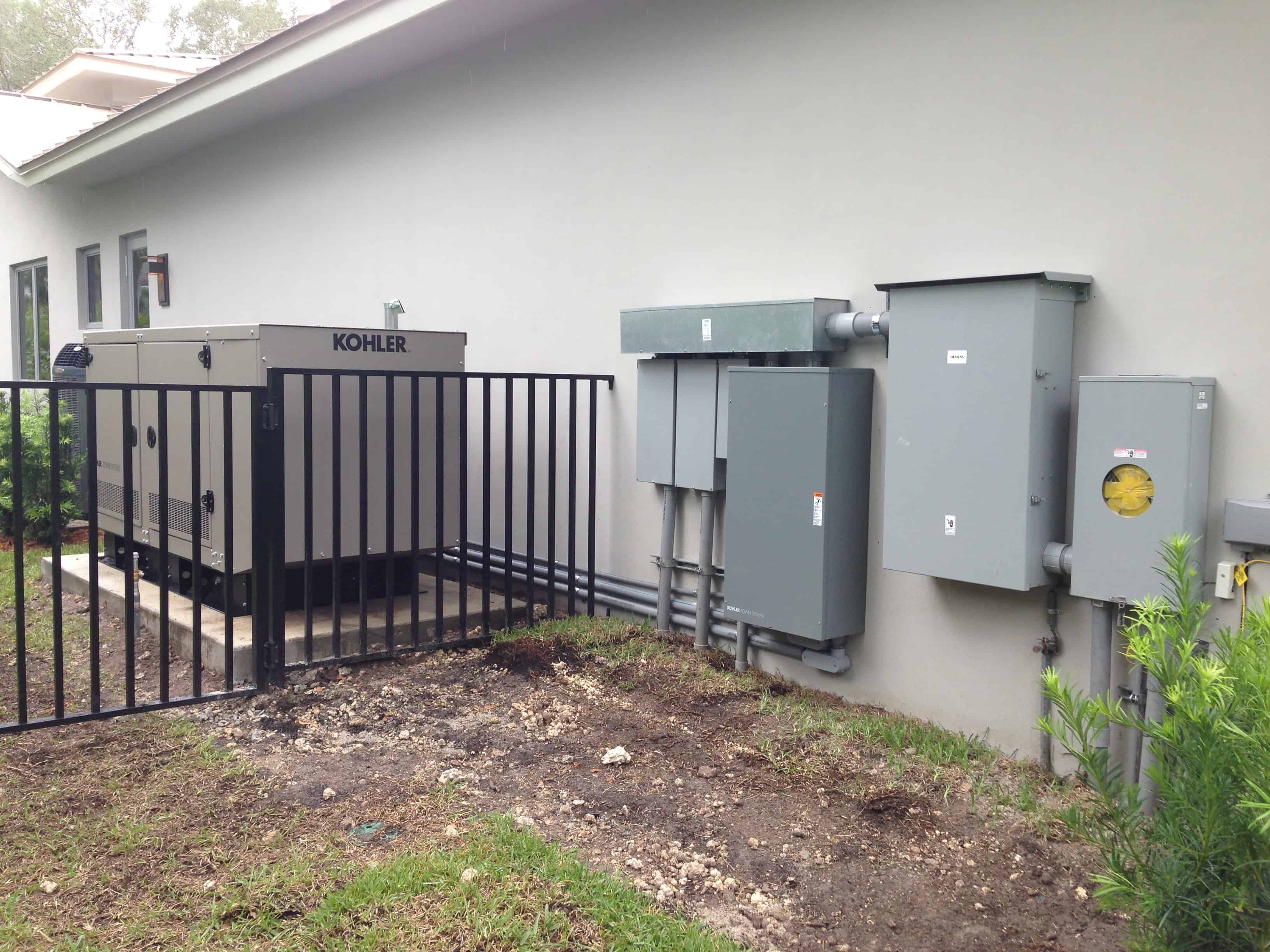 60kw Kohler Generator Installation in Miami, FL