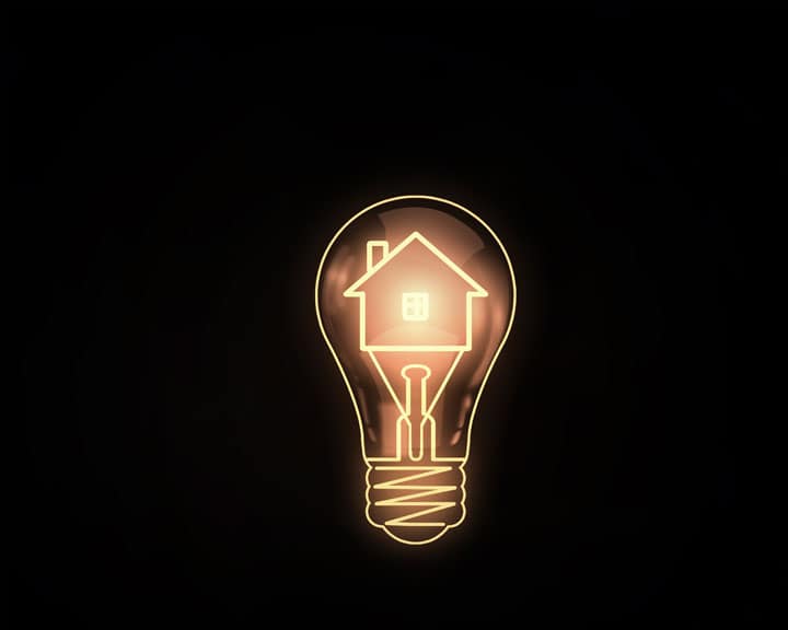 Home Inside Lightbulb