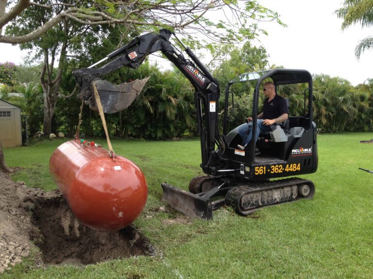 propane tank installation